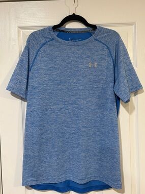 Under Armour Men’s Heather Blue Short-Sleeve Performance Tee